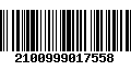 Código de Barras 2100999017558