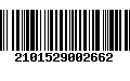 Código de Barras 2101529002662