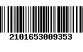 Código de Barras 2101653009353