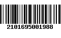 Código de Barras 2101695001988