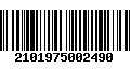 Código de Barras 2101975002490