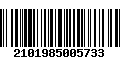 Código de Barras 2101985005733