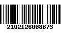 Código de Barras 2102126008873