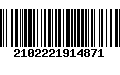 Código de Barras 2102221914871