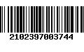 Código de Barras 2102397003744