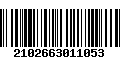 Código de Barras 2102663011053