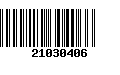 Código de Barras 21030406