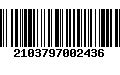 Código de Barras 2103797002436