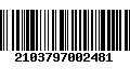 Código de Barras 2103797002481