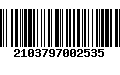 Código de Barras 2103797002535