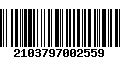 Código de Barras 2103797002559