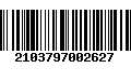 Código de Barras 2103797002627