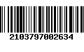 Código de Barras 2103797002634