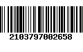 Código de Barras 2103797002658