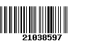 Código de Barras 21038597