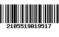 Código de Barras 2105519019517