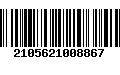 Código de Barras 2105621008867