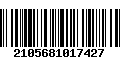 Código de Barras 2105681017427