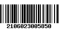 Código de Barras 2106023005850