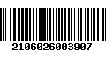 Código de Barras 2106026003907