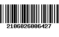 Código de Barras 2106026006427