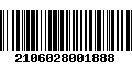 Código de Barras 2106028001888