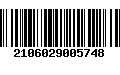 Código de Barras 2106029005748