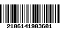 Código de Barras 2106141903601