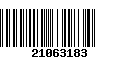 Código de Barras 21063183