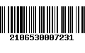 Código de Barras 2106530007231