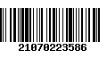 Código de Barras 21070223586