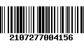 Código de Barras 2107277004156