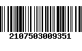 Código de Barras 2107503009351