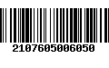 Código de Barras 2107605006050