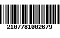 Código de Barras 2107781002679