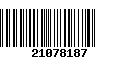 Código de Barras 21078187