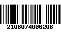 Código de Barras 2108074006206