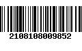 Código de Barras 2108108009852