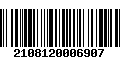 Código de Barras 2108120006907