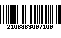 Código de Barras 2108863007100