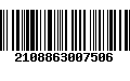 Código de Barras 2108863007506