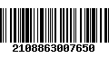 Código de Barras 2108863007650