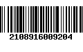 Código de Barras 2108916009204