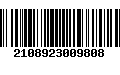 Código de Barras 2108923009808