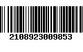 Código de Barras 2108923009853