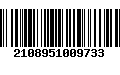 Código de Barras 2108951009733