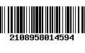 Código de Barras 2108958014594