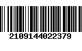 Código de Barras 2109144022379