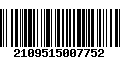 Código de Barras 2109515007752