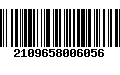 Código de Barras 2109658006056